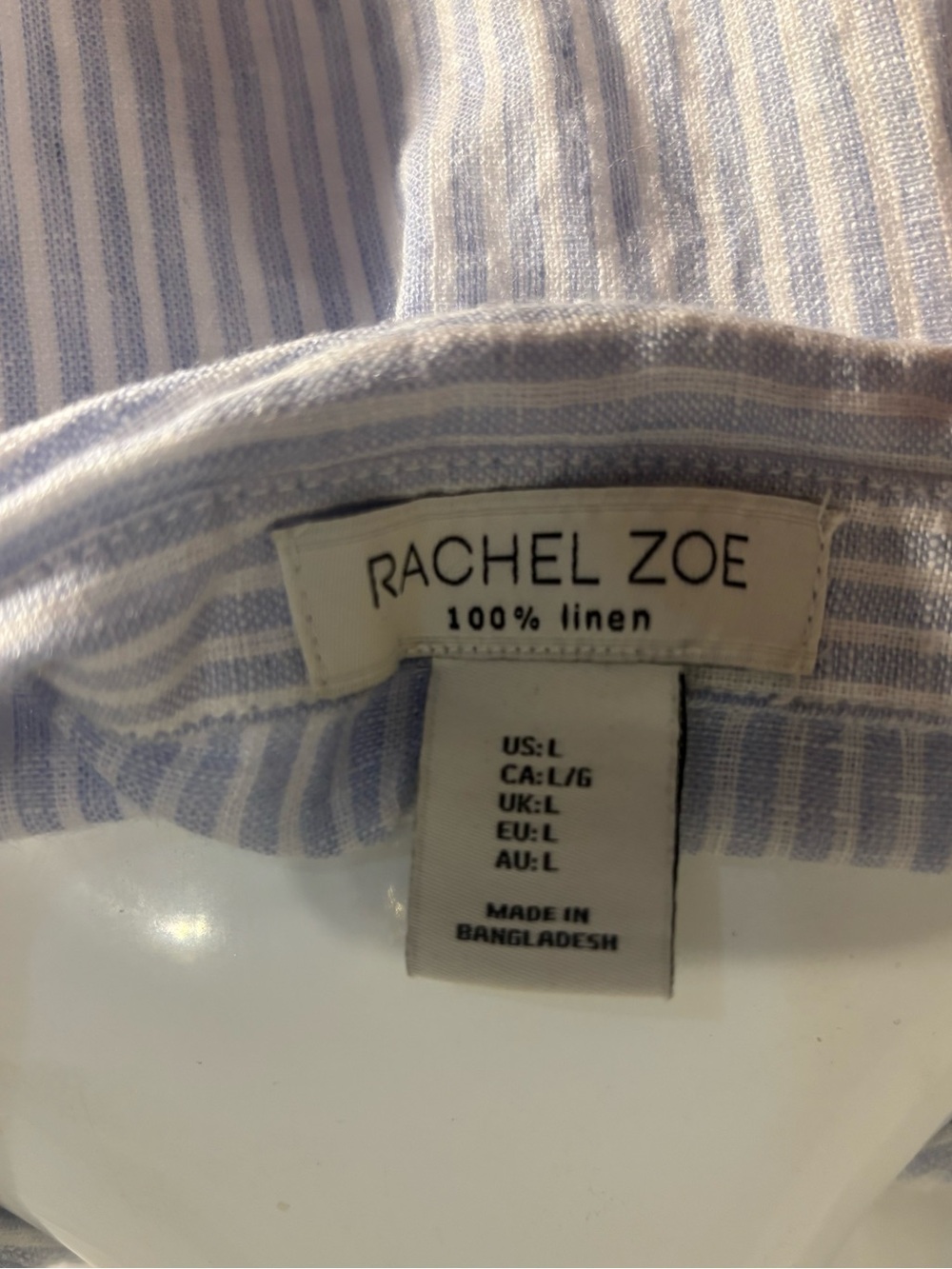 Rachel Zoe Women’s cropped blouse size L - Picture 6 of 6